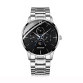 316l chronograph luxury multifunction watch mens brown moon phase steel watch